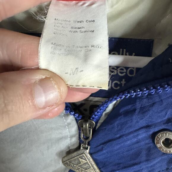 Vintage Dallas Cowboys Jacket Pullover Mens Medium Blue White Autograph - Picture 6 of 16